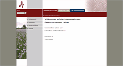 Desktop Screenshot of gesamtverband-leinen.de